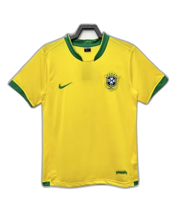 Brazil 2006 I Home Jersey - Retro Version - Imagem 1