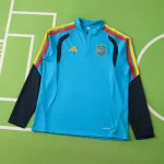 Spain World Cup 2026 Half-Zip Training Suit Set Blue - Imagem 3